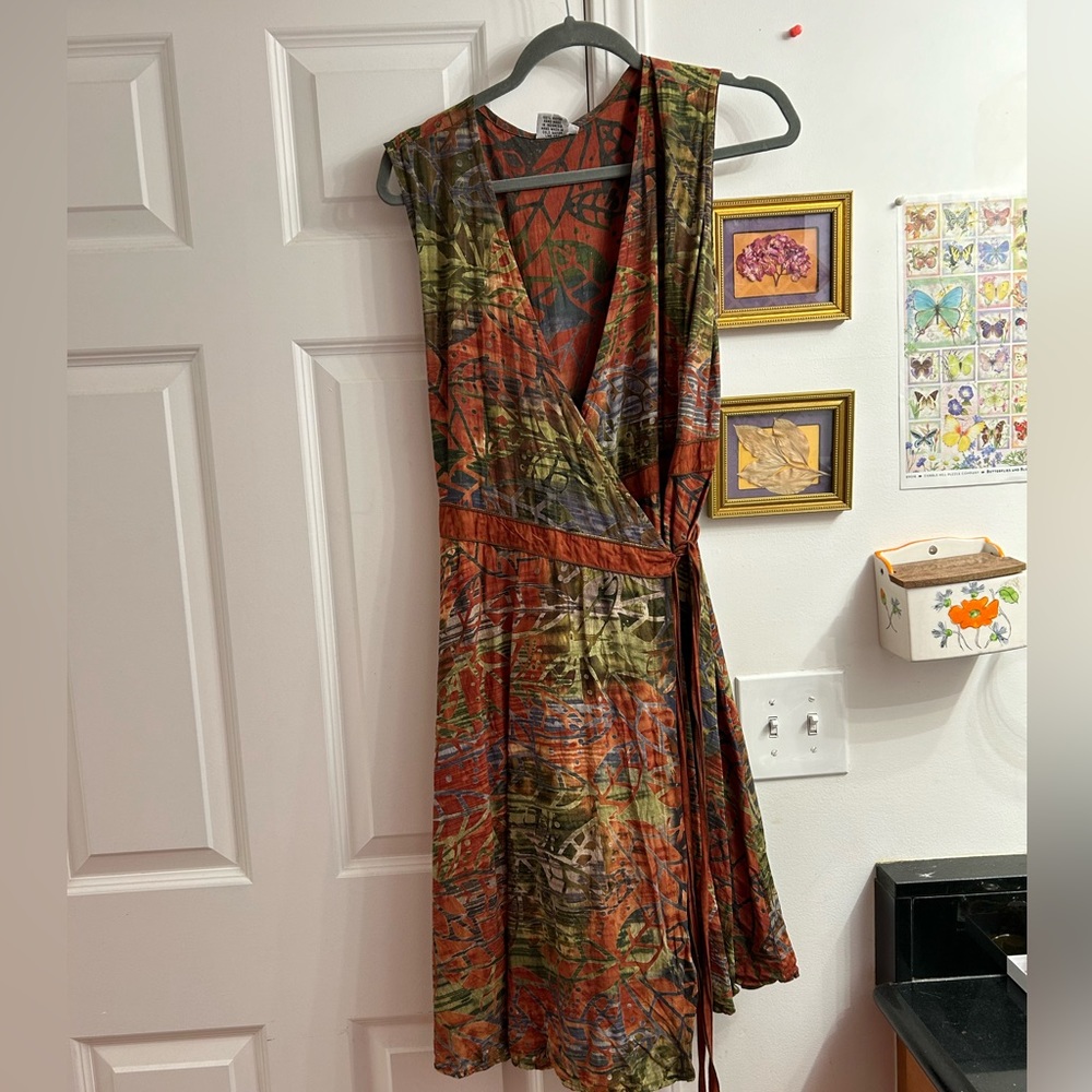 90s Go Fish tie dress - size medium in good condition